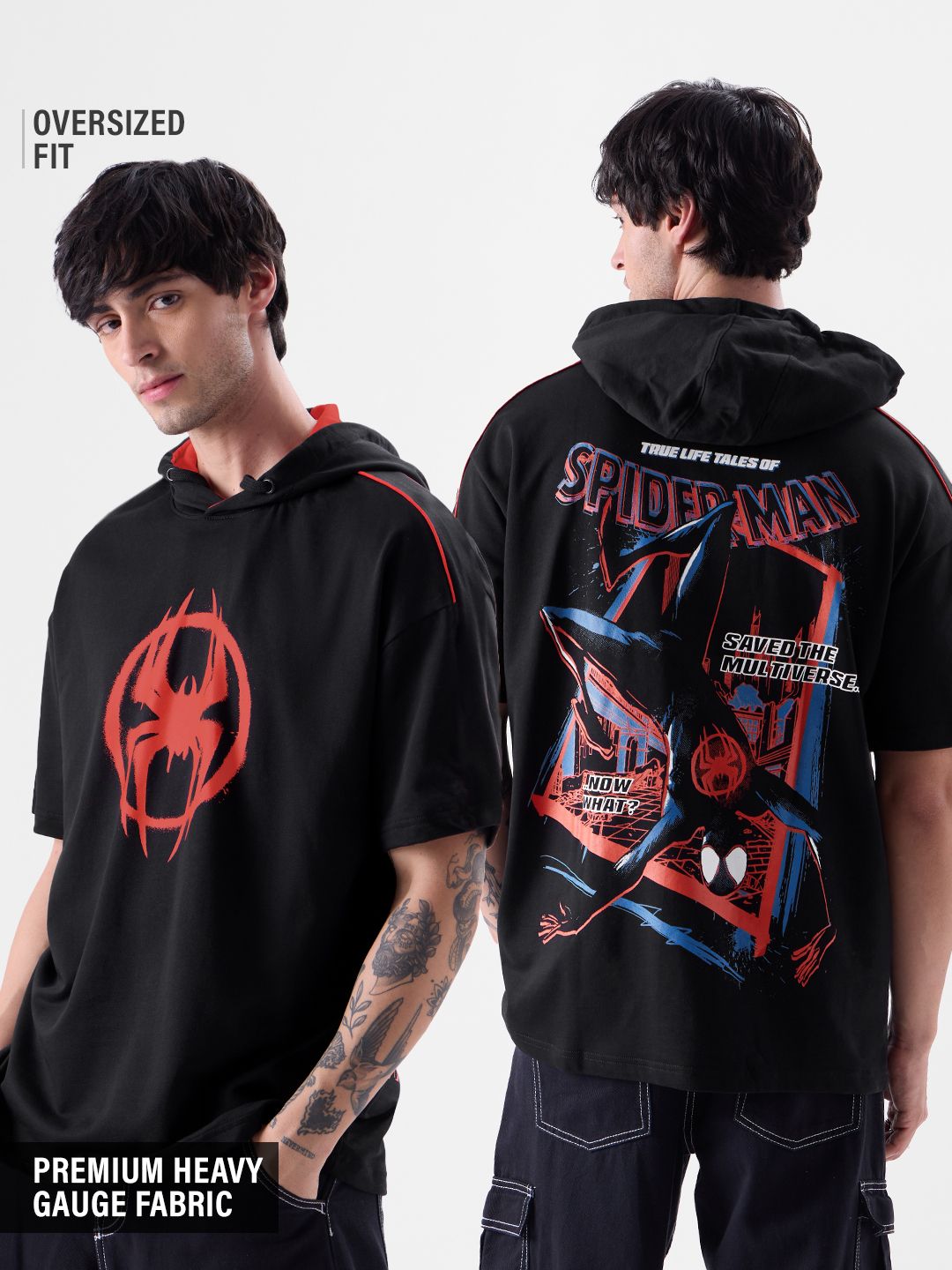 Spider-Man: Saving The Spider-Verse Hooded T-Shirts Online