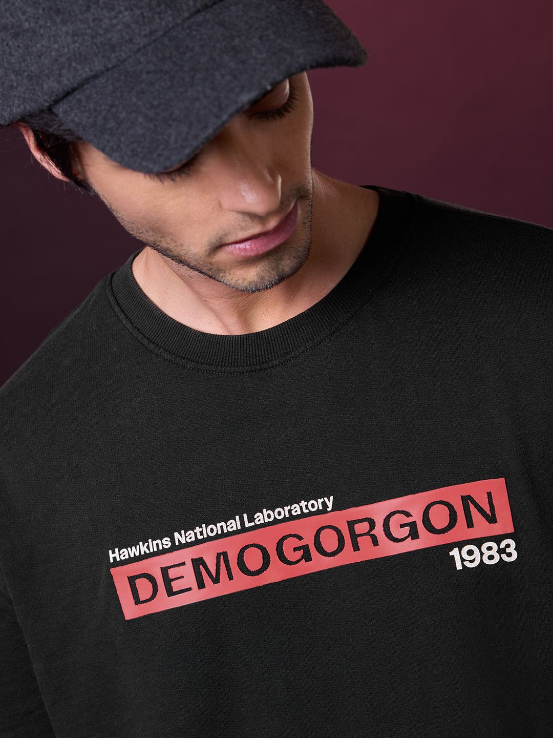 Buy Stranger Things: Demogorgon News Mens Oversized T-Shirt Online