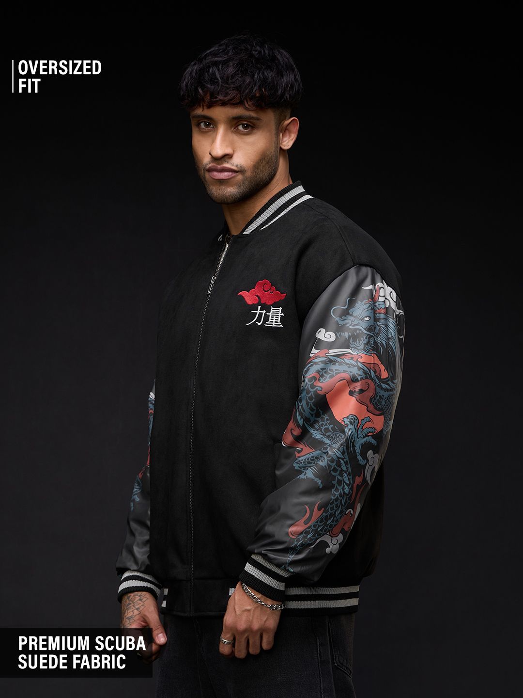Buy Bomber Jacket: Dragon For Men Jacket Online