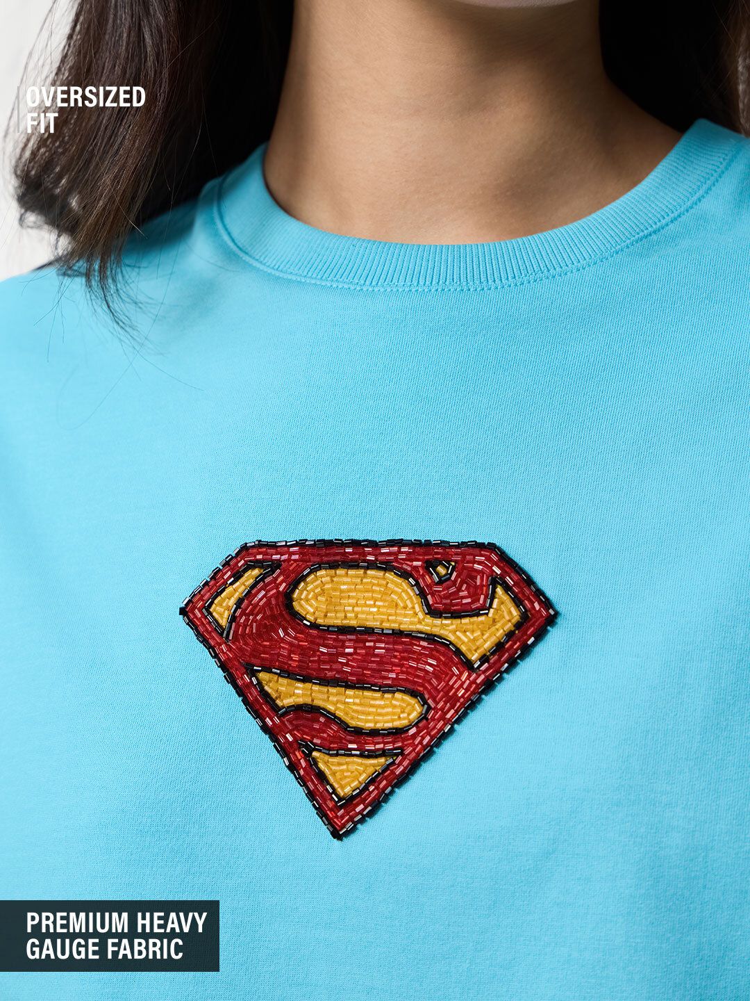 Superman: Classic Women Oversized T-Shirts Online