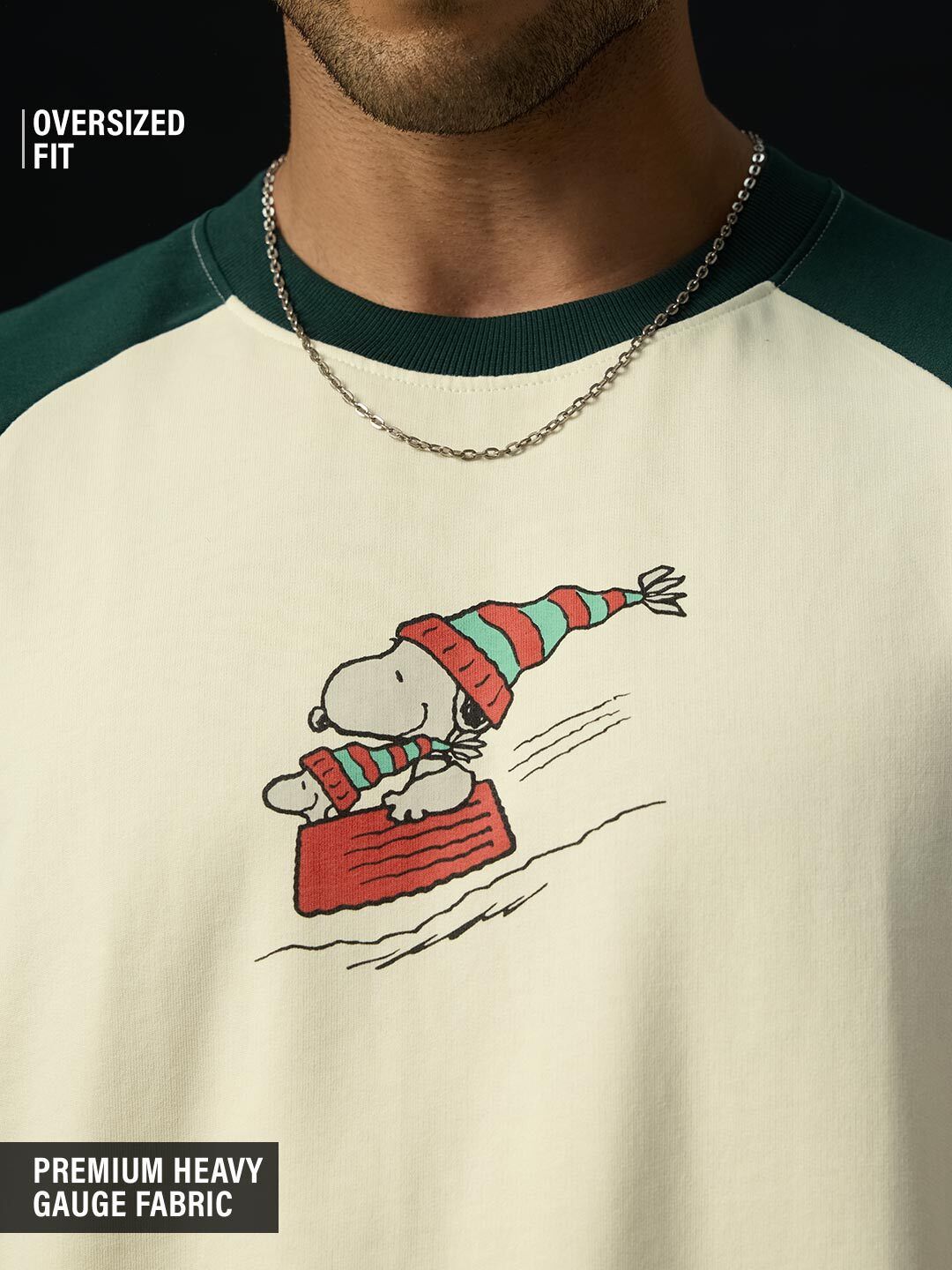 T-shirt Homme Peanuts Noël - Motif Charlie Brown Et Snoopy Gris, Taille S, Neuf Avec étiquettes