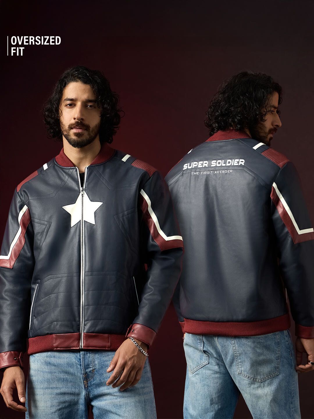 Captain America: Soldier Biker Jackets Online