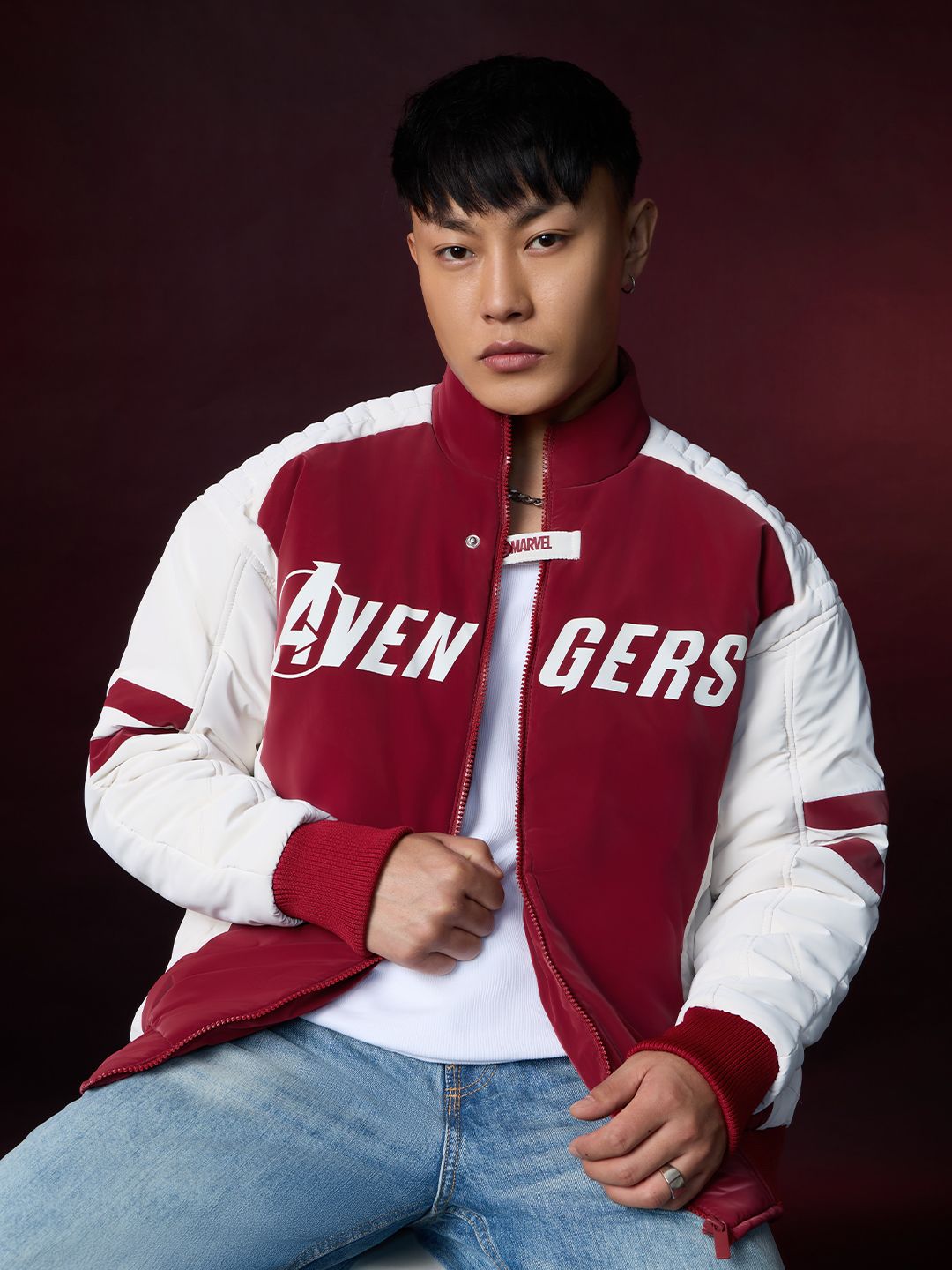 Bomber Jacket: Avengers Men Puffer Jackets Online