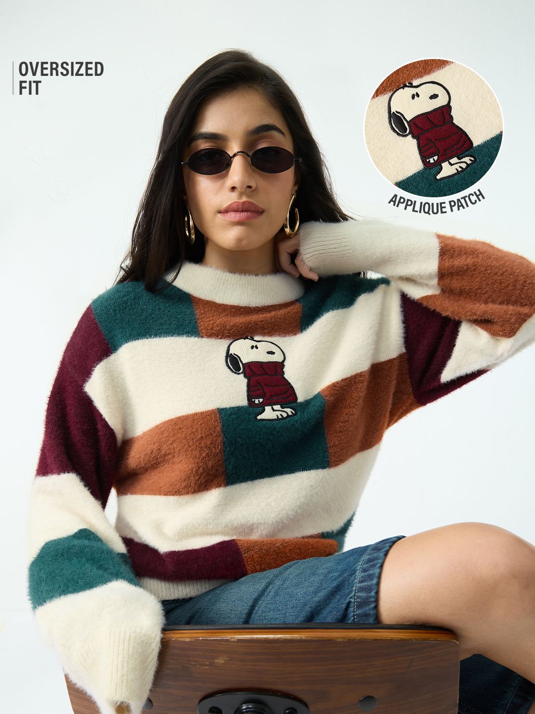 Peanuts: Get Comfy Women Oversized Sweaters Online