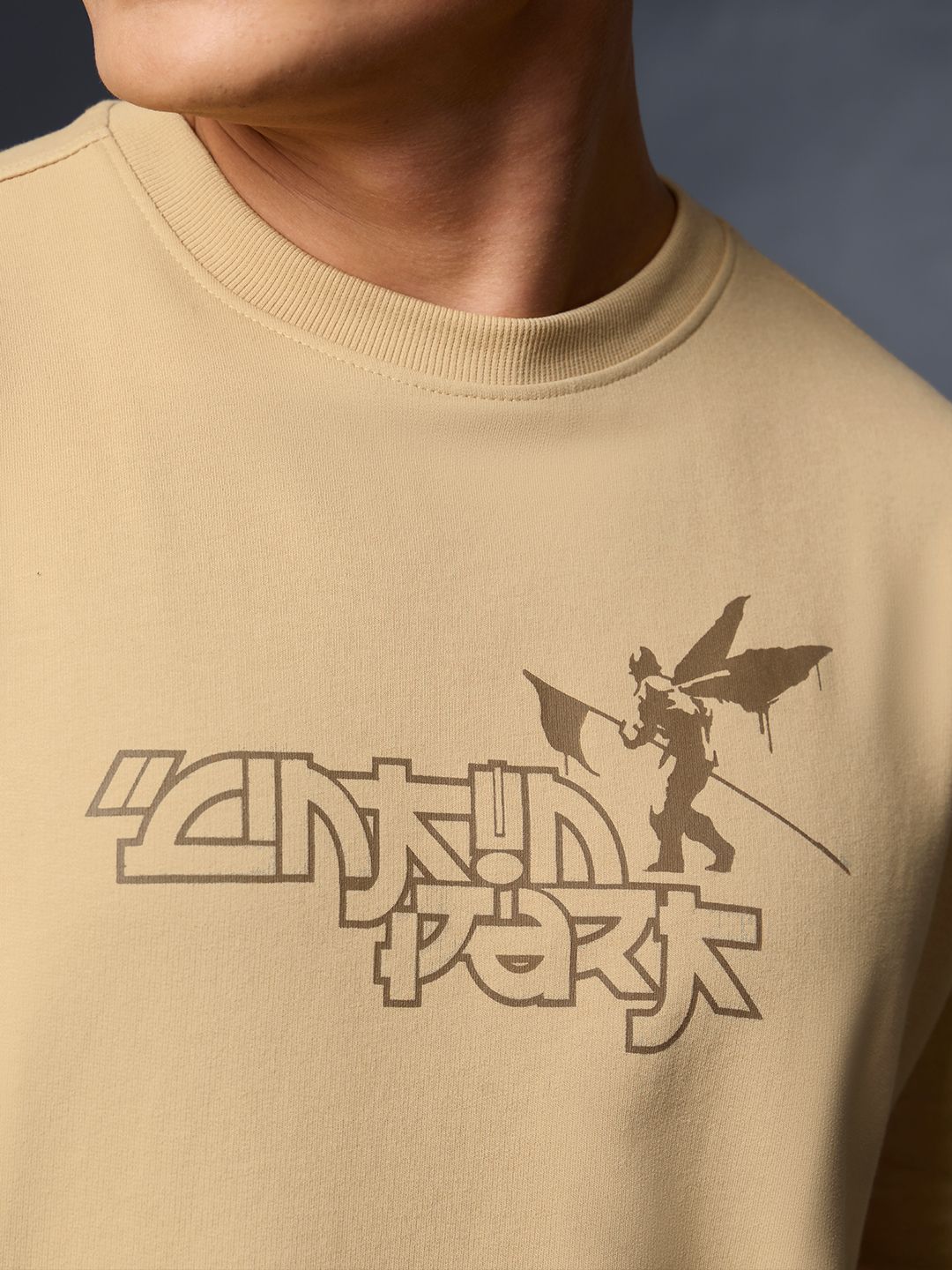 Buy Linkin Park: Hybrid Men Oversized T-Shirts Online