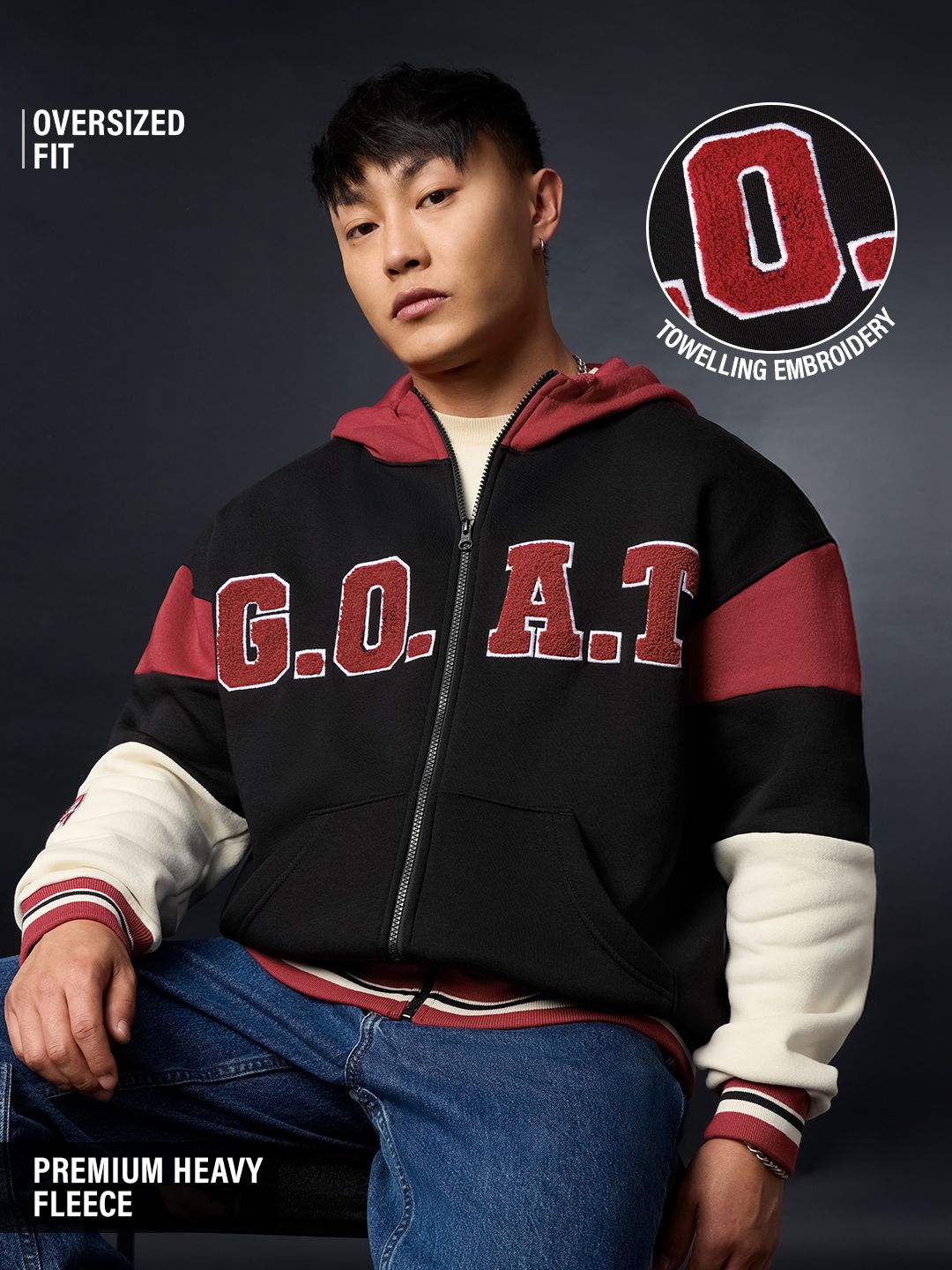 TSS Originals: G.O.A.T Blaze Men Oversized Hoodies Online