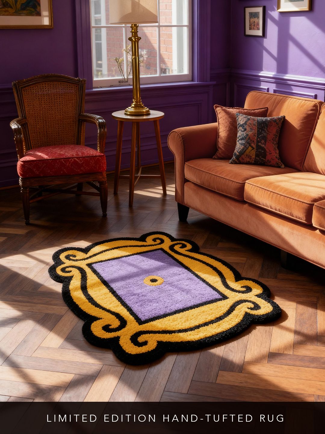 FRIENDS: Yellow Frame Rugs Online