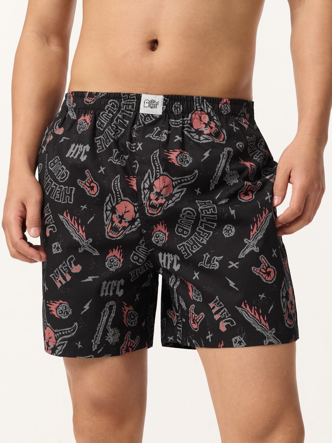 Stranger Things: Hellfire Boxer Shorts Online