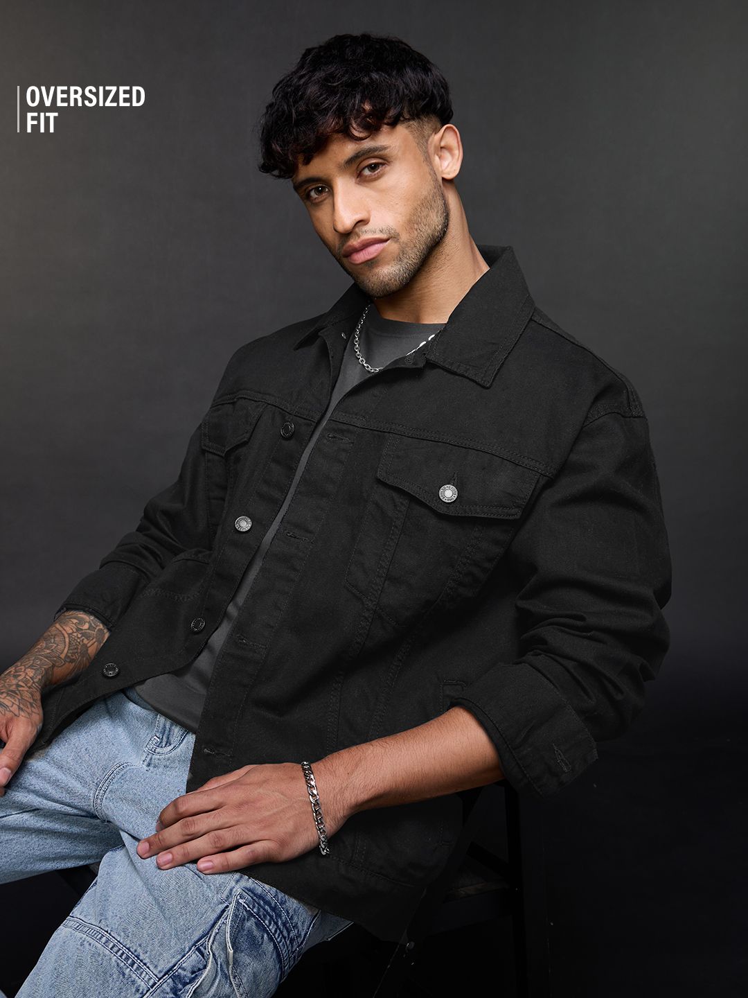 mens denim far wali denim jacket