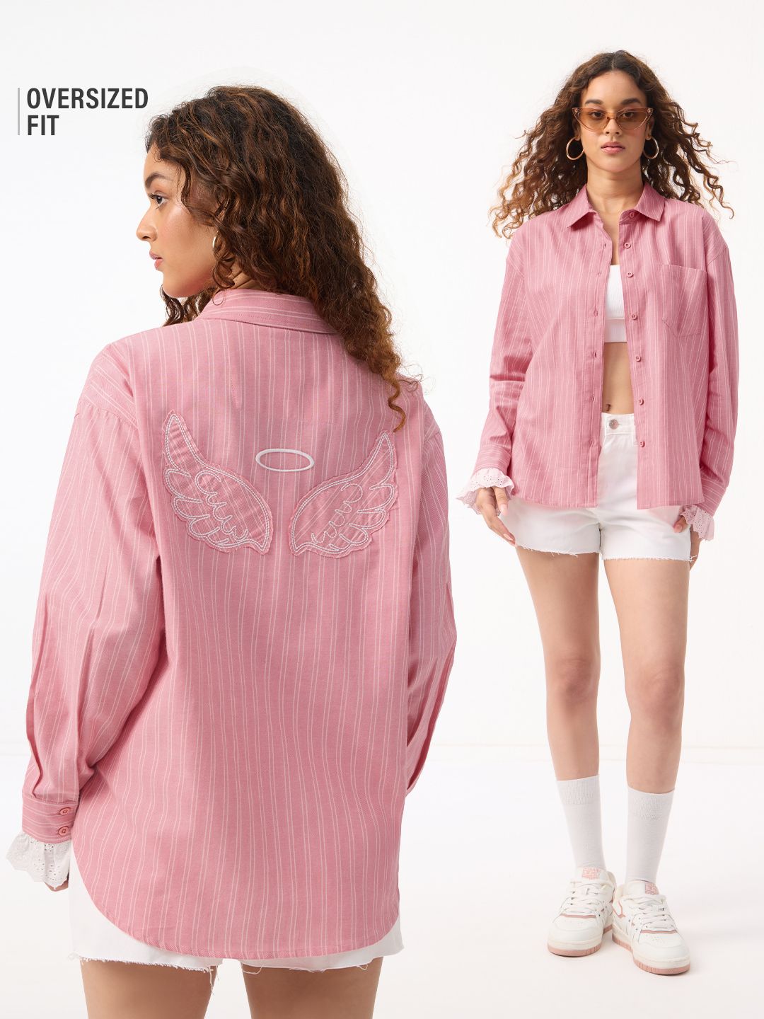TSS Originals: Angel Eyes Women Boyfriend Shirts Online