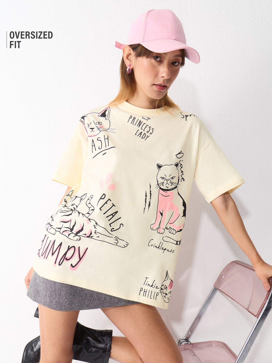 The Office: Angela's Cats Women Oversized T-Shirts Online