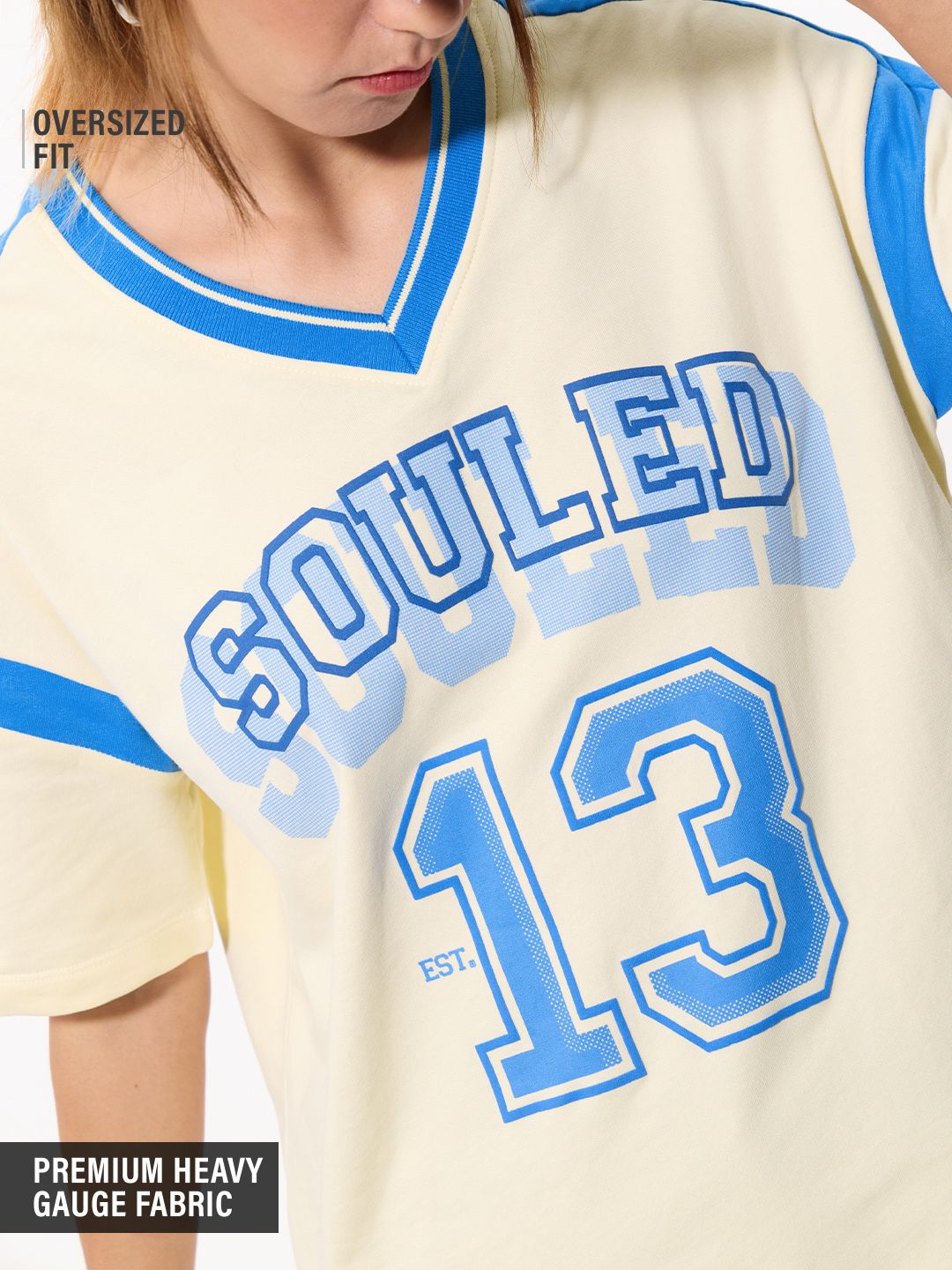 Souled Originals: Varsity Women Oversized T-Shirts Online