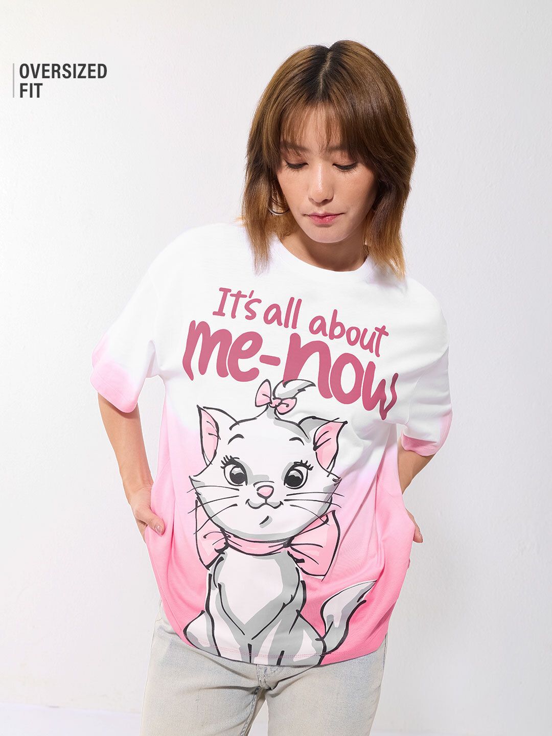 The Aristocats: It's All About Me-Now Women Oversized T-Shirts Online