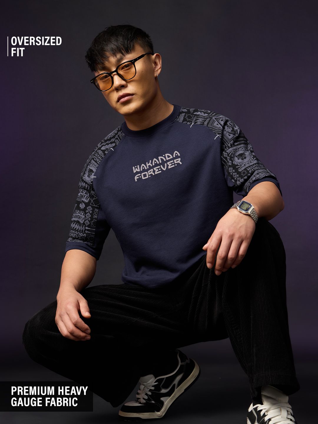 Black Panther: Spirit Of Wakanda Oversized T-Shirts Online