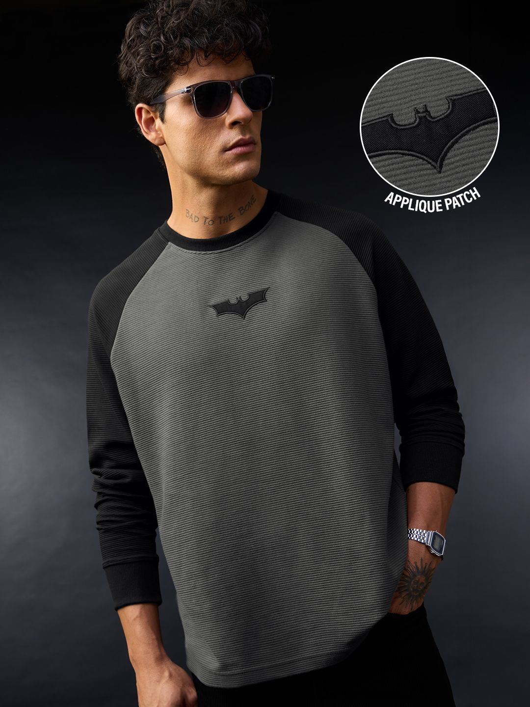 Batman: Darkness Men Full Sleeve T-Shirts Online