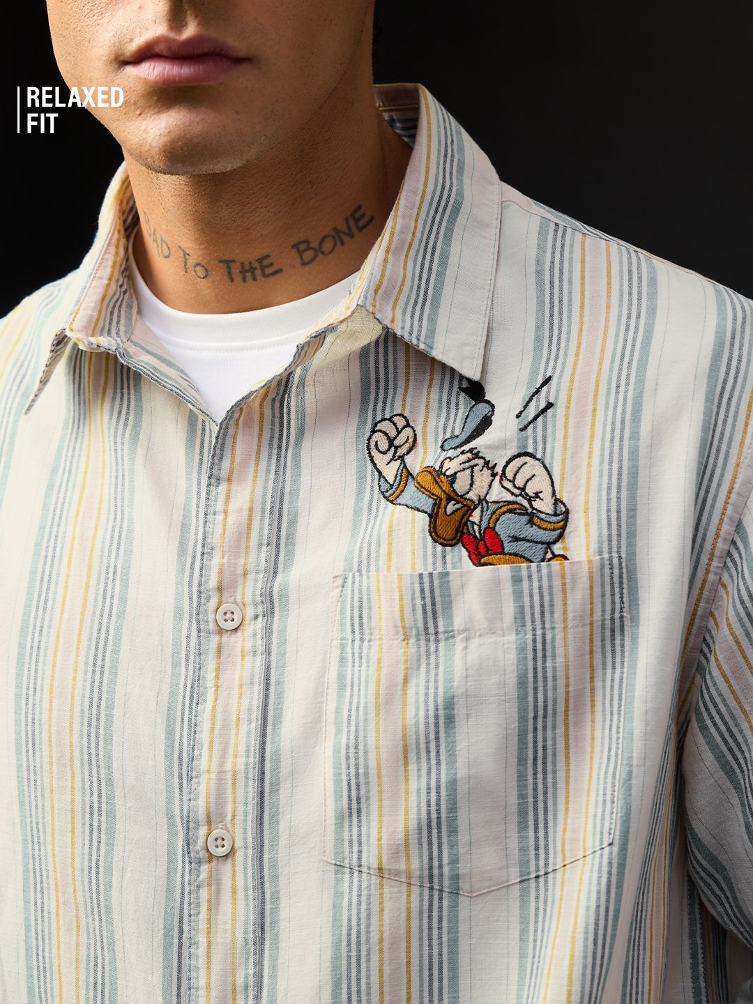 Cotton Linen: Angry Donald Cotton Linen Shirts Online