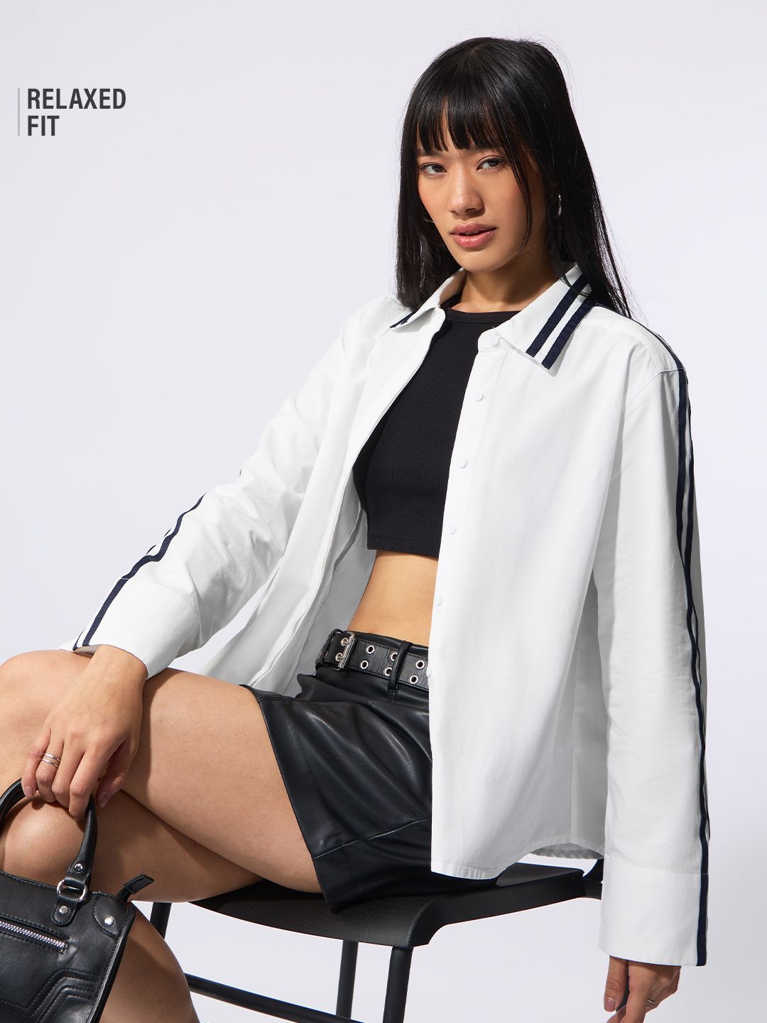 Easy Solids: Oyster Women Shirts Online