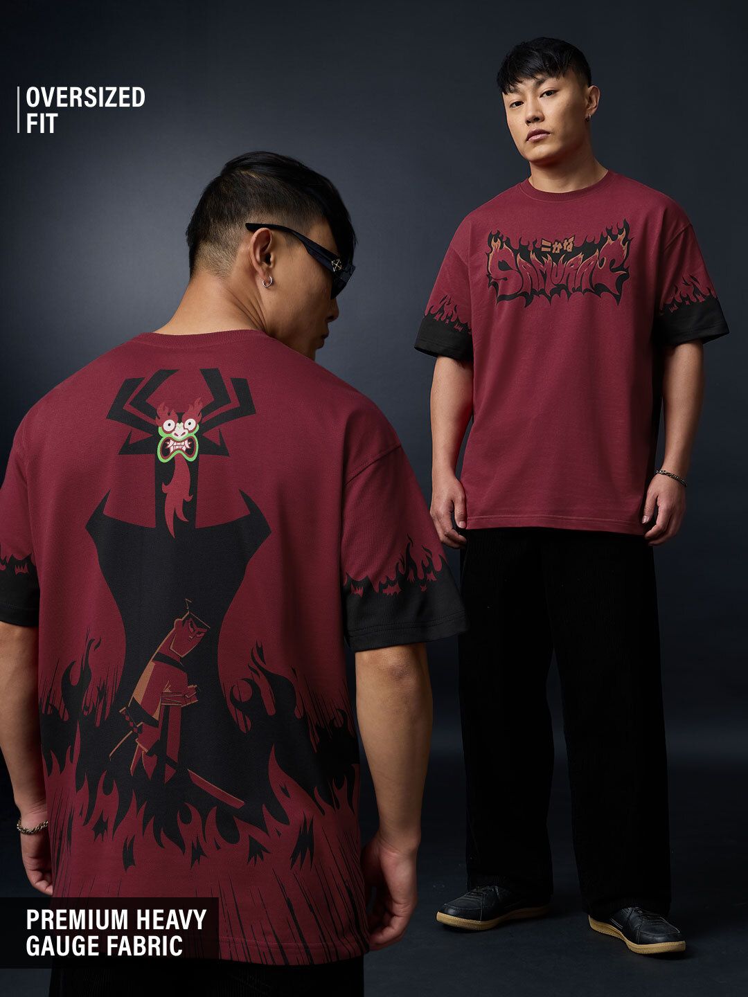Samurai Jack: Battle Oath Oversized T-Shirts Online