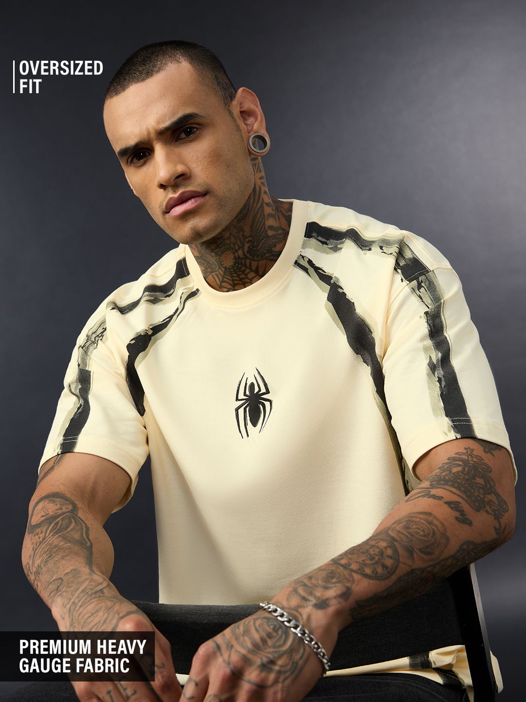 Spider-Man: Ghost Suit Oversized T-Shirts Online