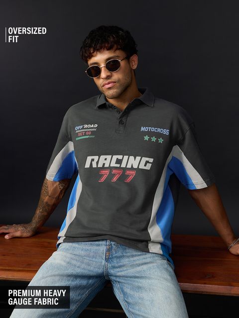 Oversized Racing Polo Online Shopping for Men & Women Clothing, Accessories at The Souled Store