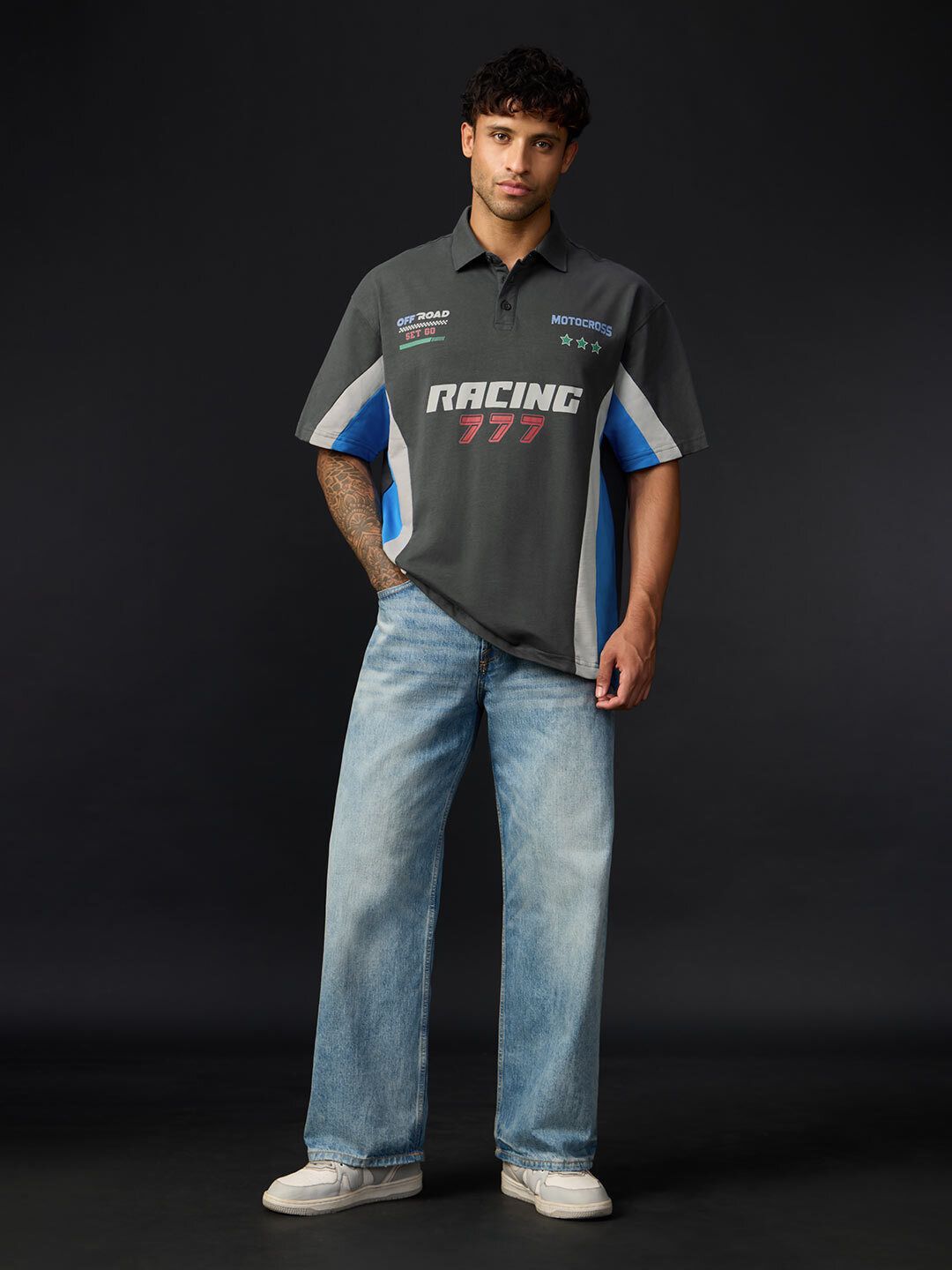 Oversized Racing Polo Online Shopping for Men & Women Clothing, Accessories at The Souled Store