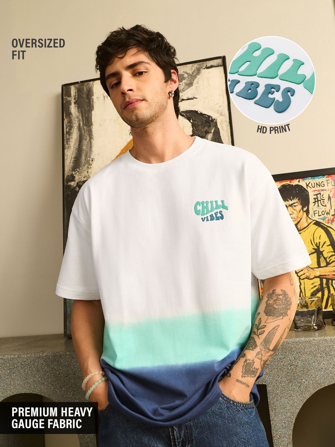 Chill Vibes Oversized T-Shirts Online