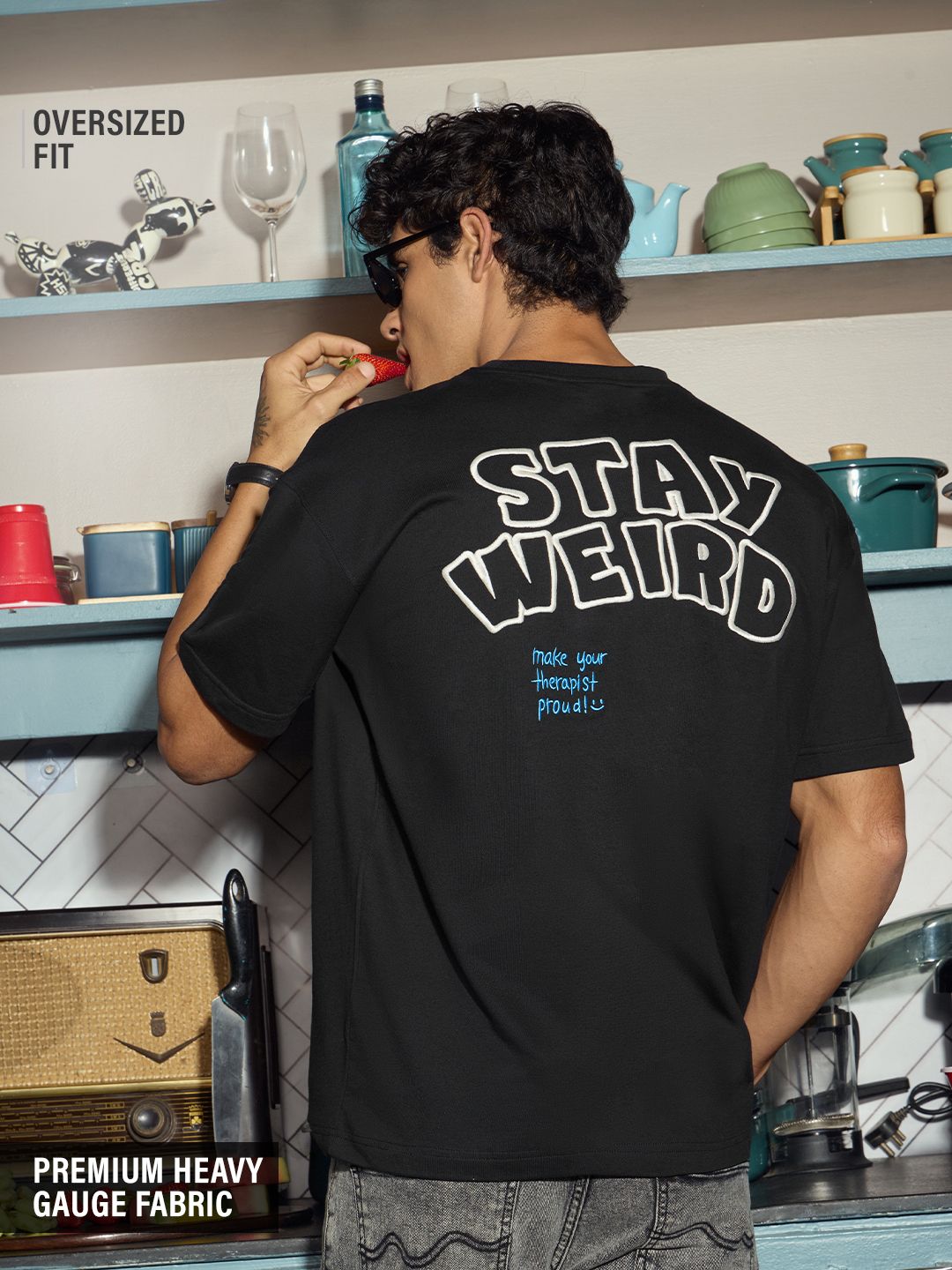 Oversized T-Shirt: Stay Weird Oversized T-Shirts Online