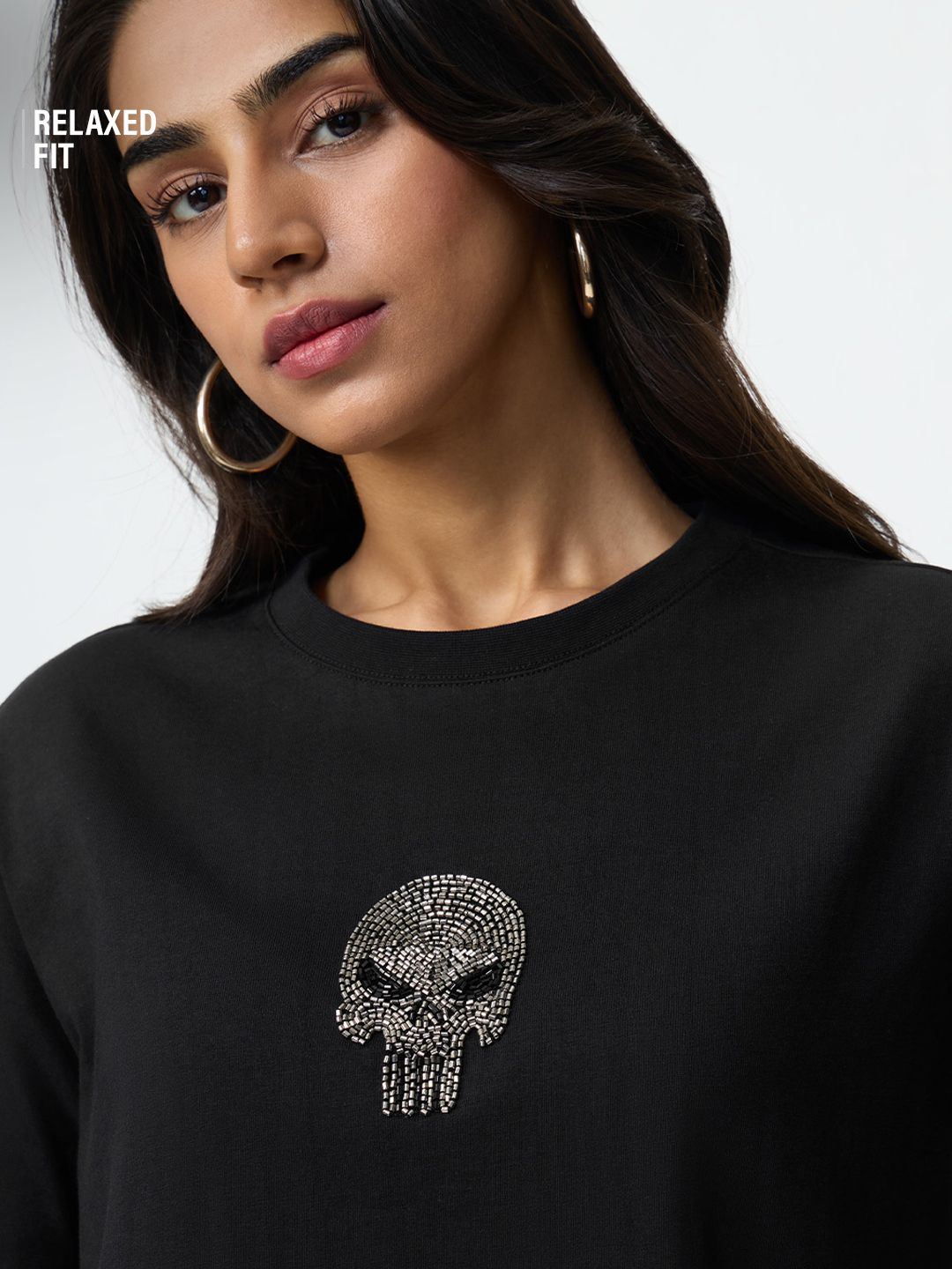 Punisher: Reloaded Women Relaxed Fit T-Shirts Online