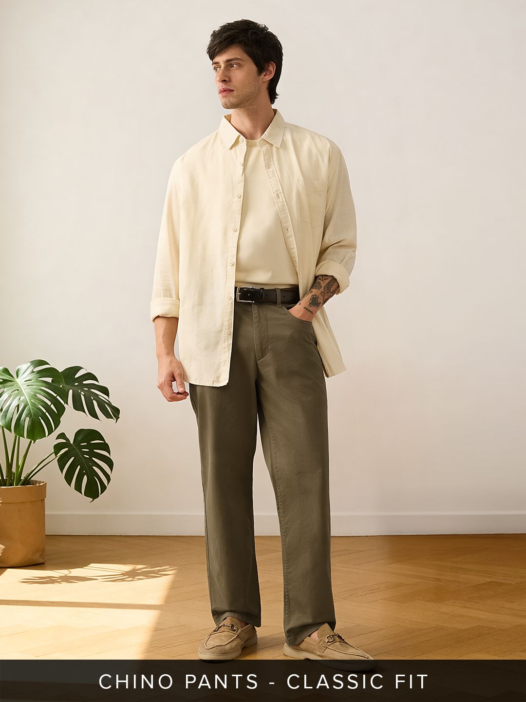 Chino Pants: Fawn Chino Pants Online