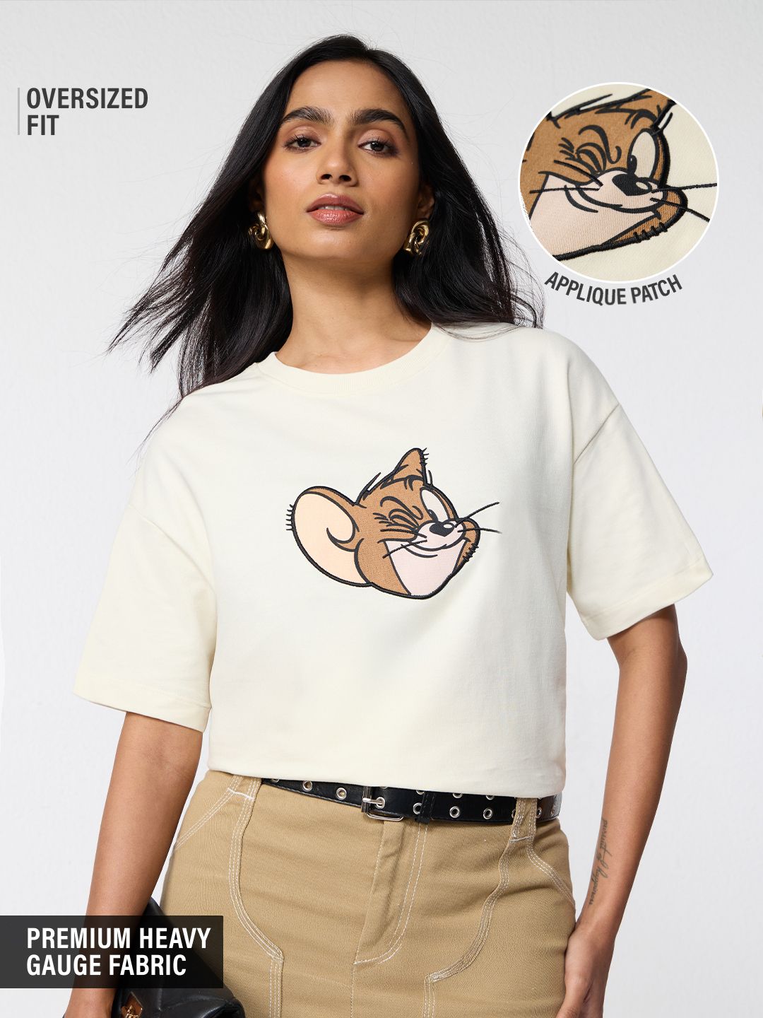 Tom & Jerry: It's Jerry Women Oversized T-Shirts Online