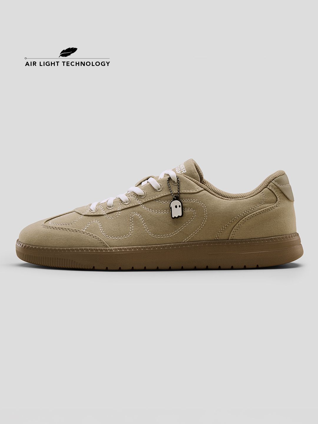 UBZ FLY: Beige Women Low Top Sneakers Online