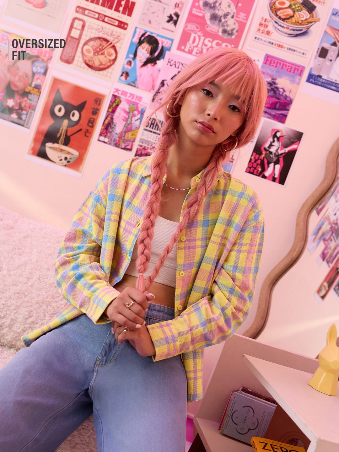 Plaid Shirt: Citron Women Boyfriend Shirts Online