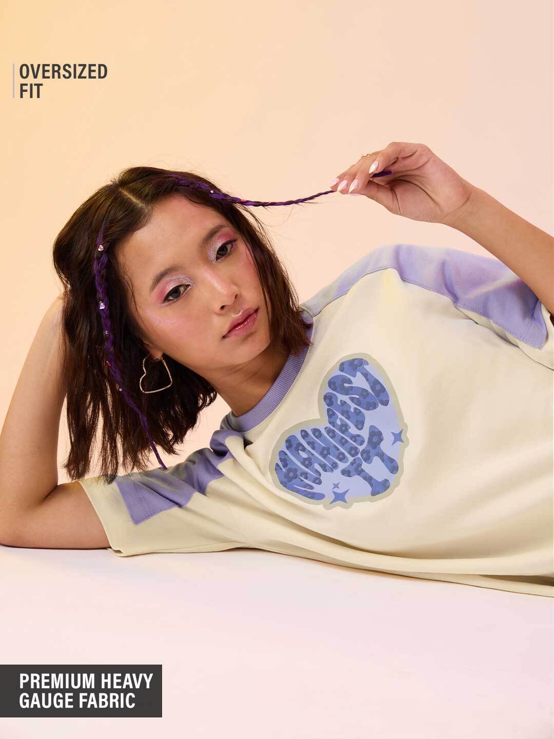 TSS Originals: Manifest It Women Oversized T-Shirts Online