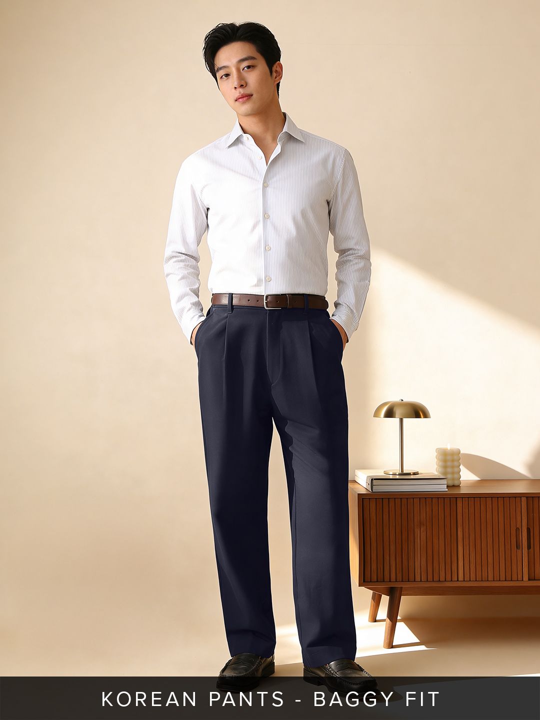 green emerald velvet dress Korean Summer Solid Drape Suit Pants Men Clothing 2023 Simple Slim Fit  Ankle Length Office Trousers Formal Wear 36 (Caramel, 31 Fits 62.5-65KG) :  Buy Online at Best Price in KSA - main image 0