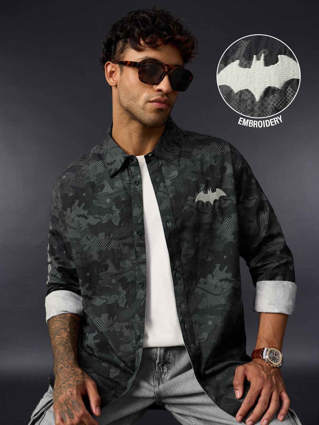 Batman: Rage Men Relaxed Shirts Online