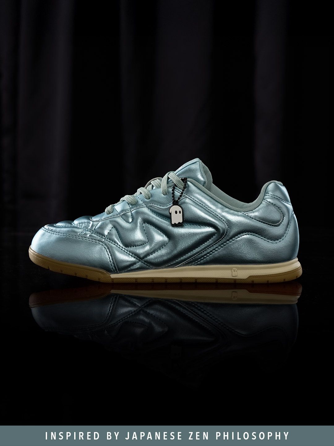 Kanso ZE: Metallic Blue Women Low Top Sneakers