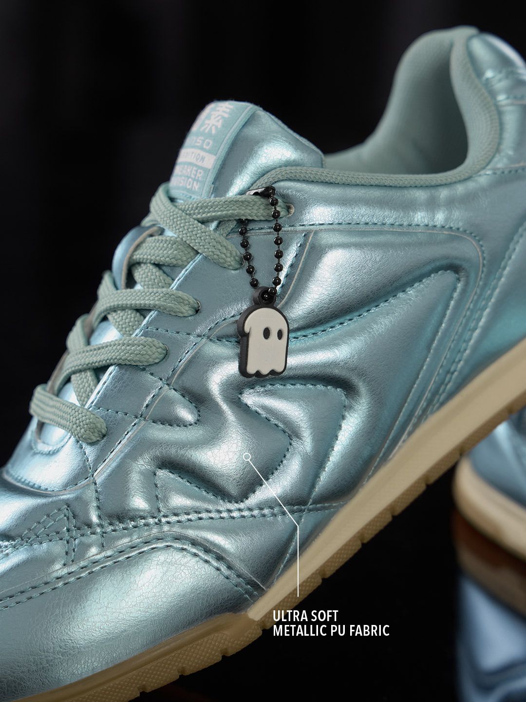 Kanso ZE: Metallic Blue Women Low Top Sneakers online