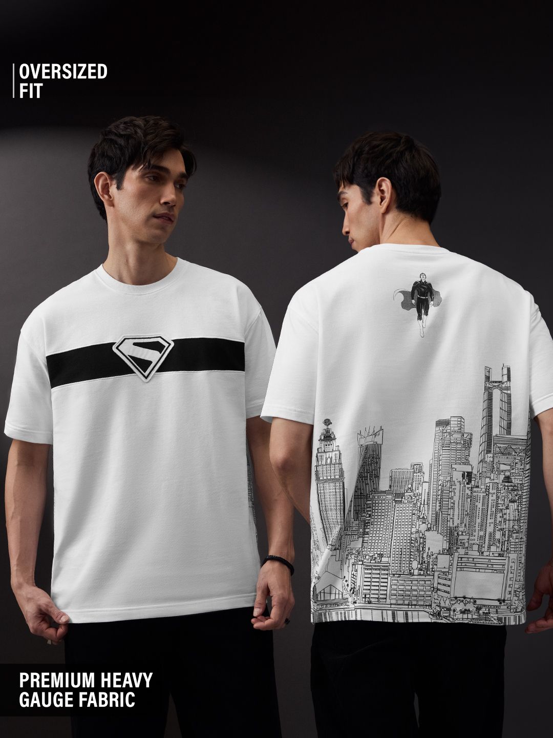 Superman: Fly Up Oversized T-Shirts Online