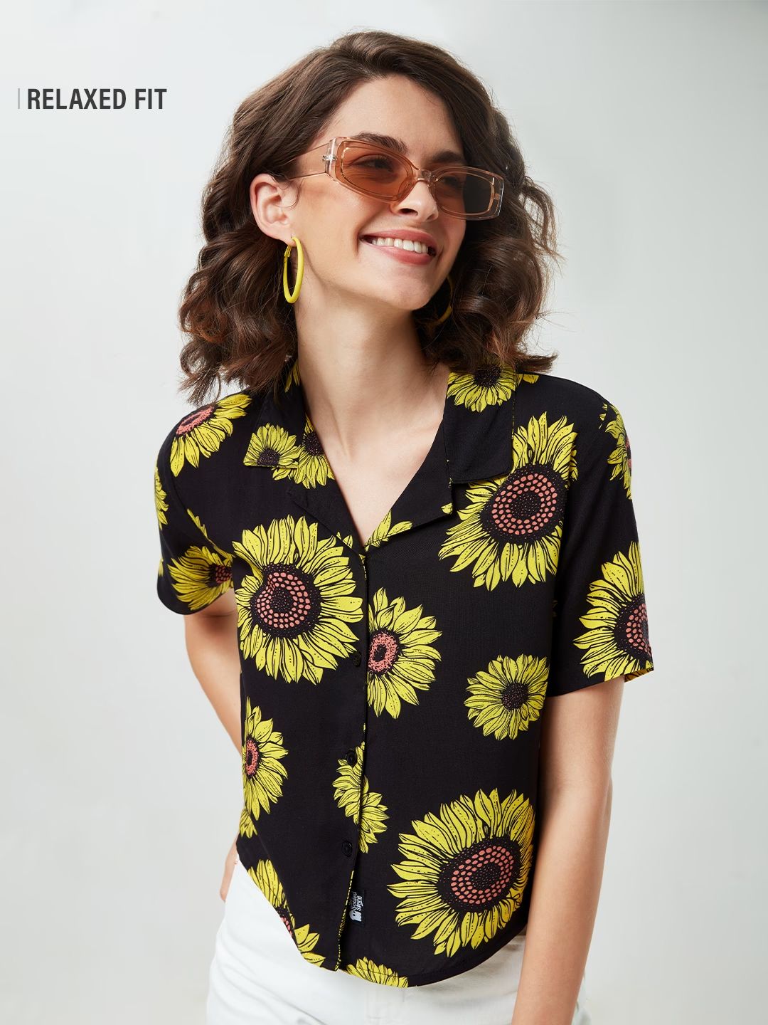 Buy Sunflower Pattern Women Holiday Shirts online at The Souled Store.