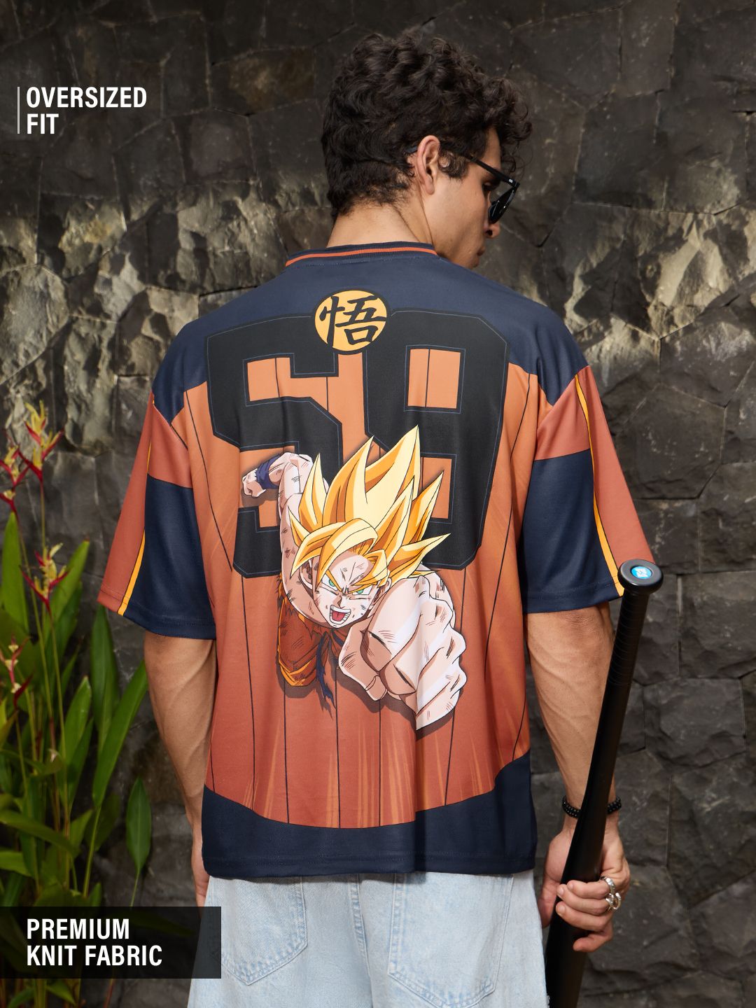 Dragon Ball Z: Goku Oversized Jersey (Men) · New