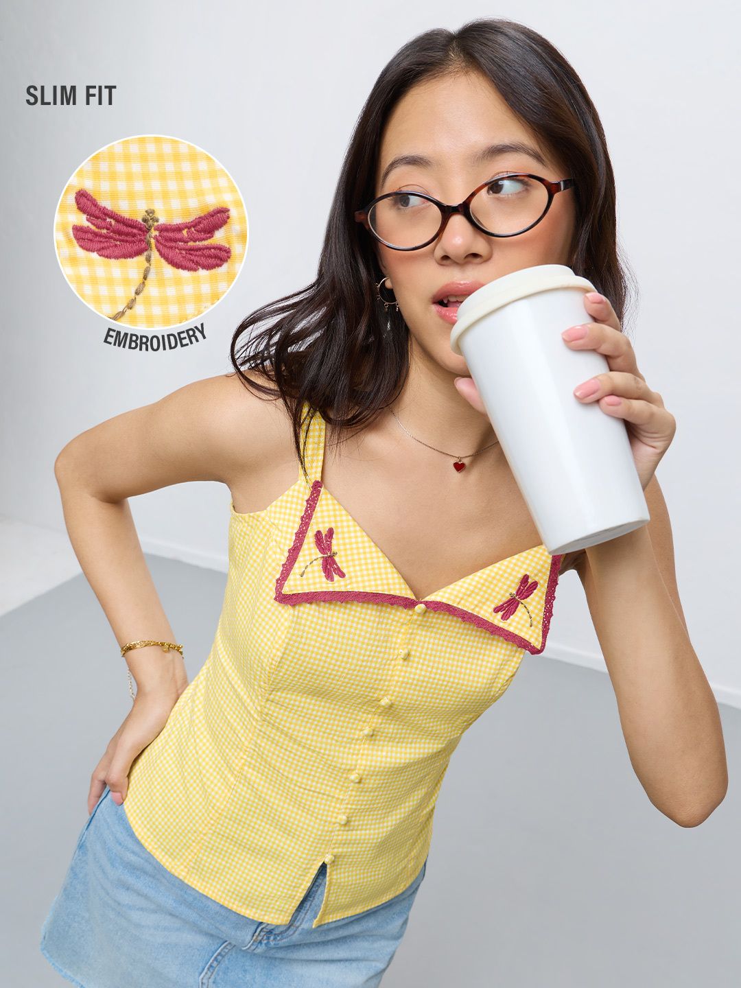 Buy Corset Plaid Top: Daisy Dream Women Cropped Tops Online