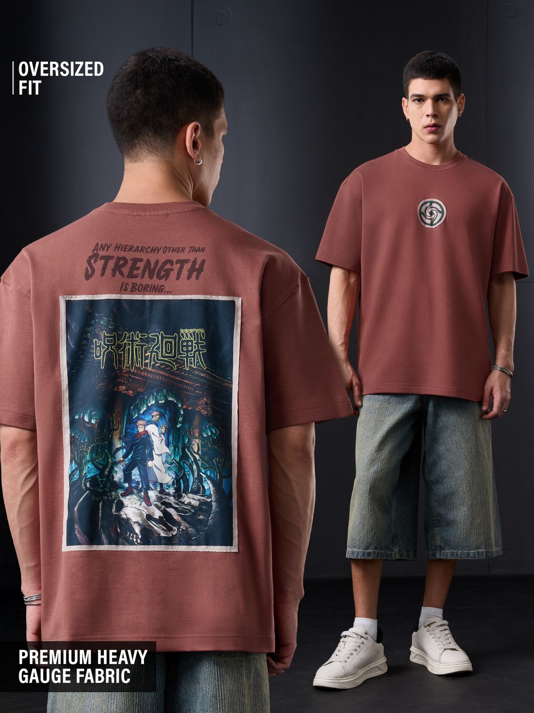Jujutsu Kaisen: Sukuna's Vessel Oversized T-Shirt (Men) · New