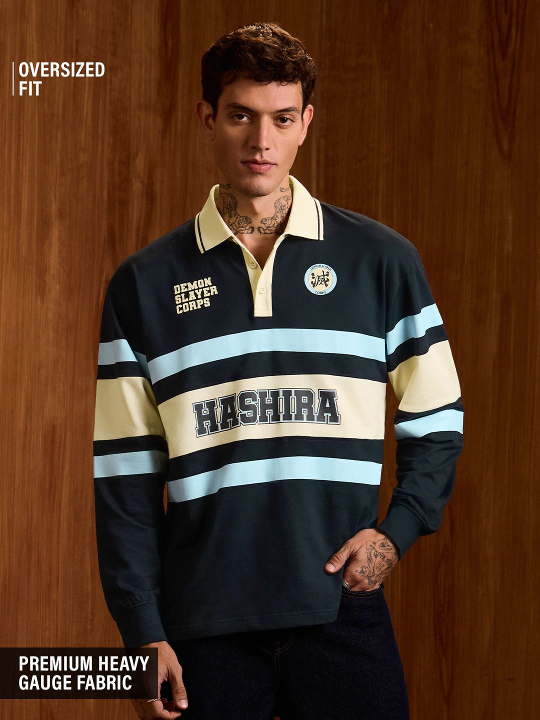 Demon Slayer: Hashira Rugby Polo (Men) · New