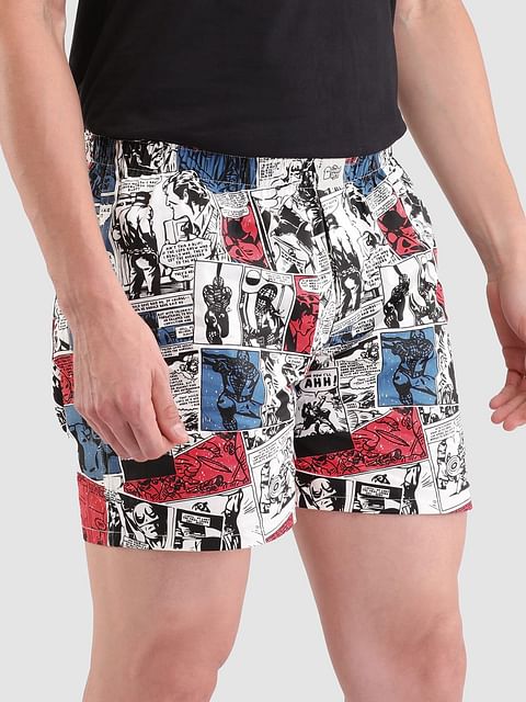 Buy Marvel: Comic Strip Boxer Shorts, Official Merchandise online at ...