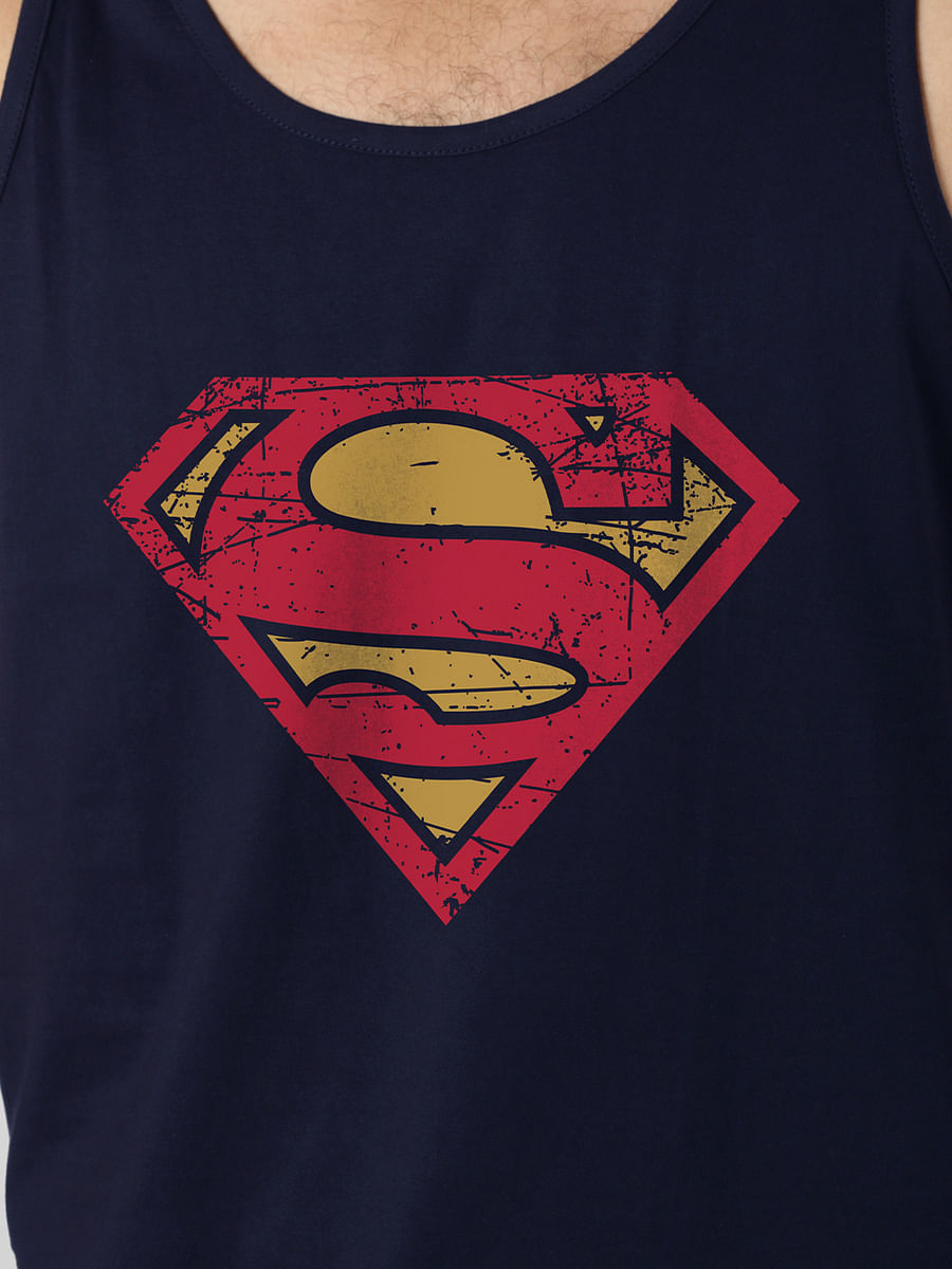 Buy Superman: Logo Tank Tops, Official Merchandise online at The Souled ...