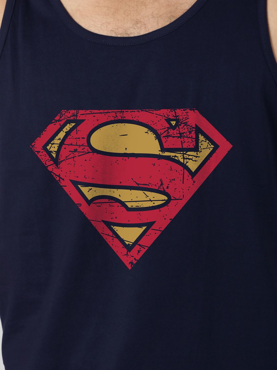 Buy Superman Logo Tank Tops, Official Merchandise online at The Souled