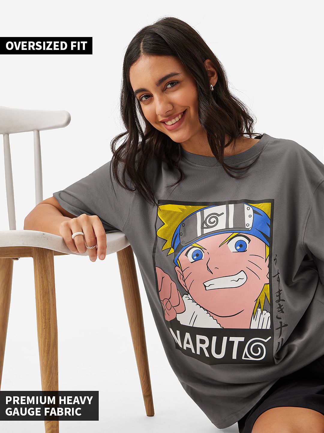 Buy Naruto: Hero Relaxed Fit T-shirt Online