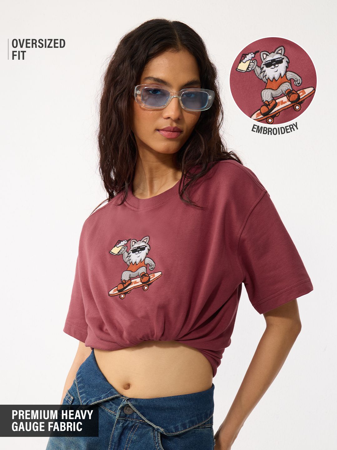 TSS Originals: Beer Doggo Women Boyfriend T-shirts Online