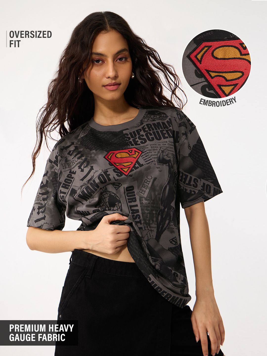 Superman: In The News Women T-Shirts Online