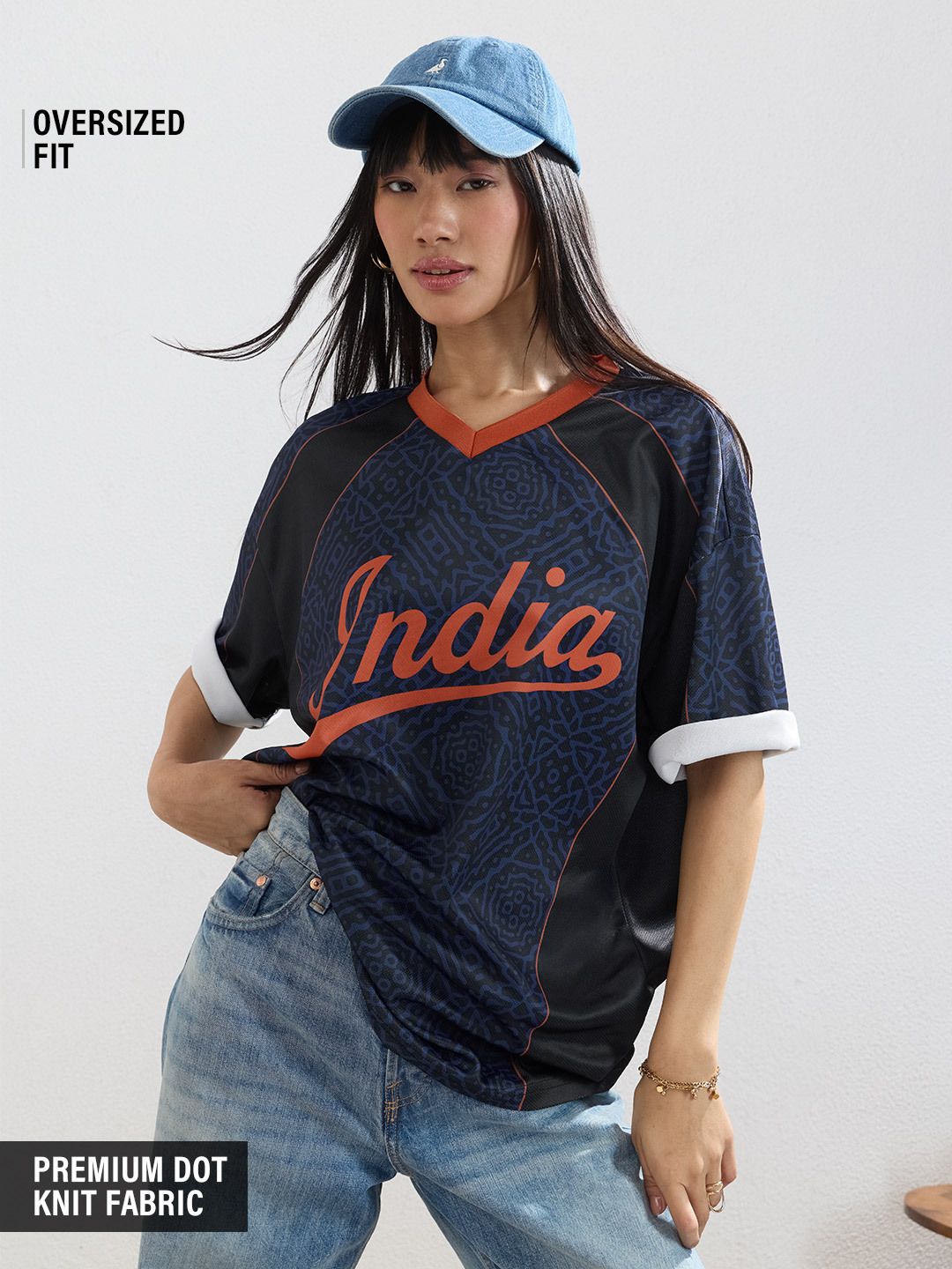 India: Blue Legacy Women Oversized Jerseys Online